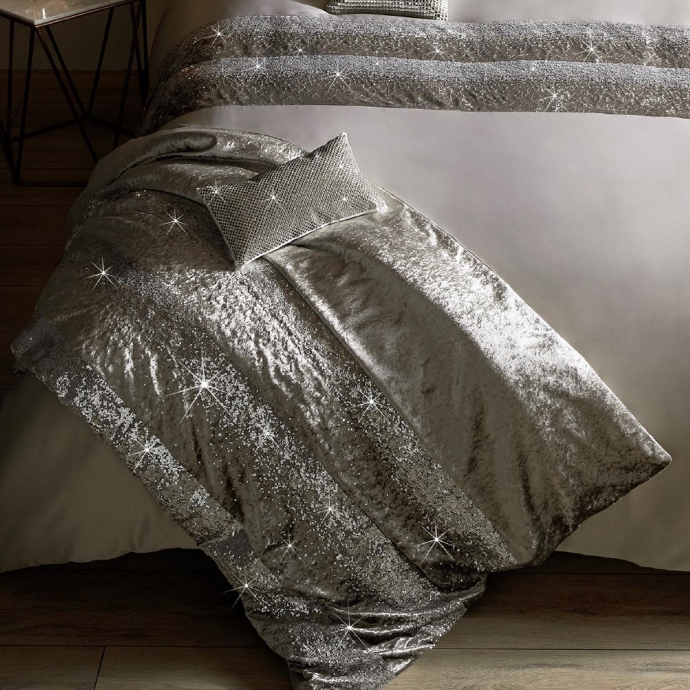 Skyla Silver Bedding by Kylie Minogue At Home House of Bedding